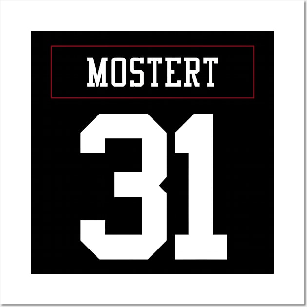 Raheem Mostert 49ers Wall Art by telutiga